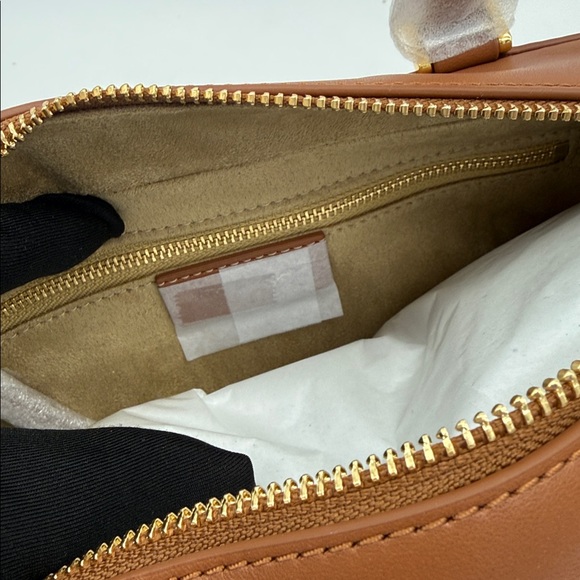 Veronica Beard Boxy Shoulder Bag Tan Hazel - Picture 9 of 16